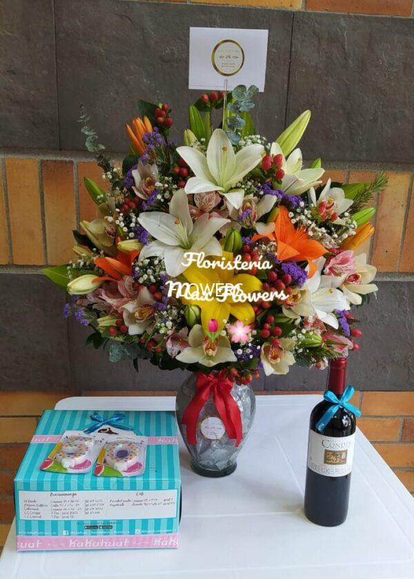 Mxf 246 JARRON VARIADO VINO+TORTA
